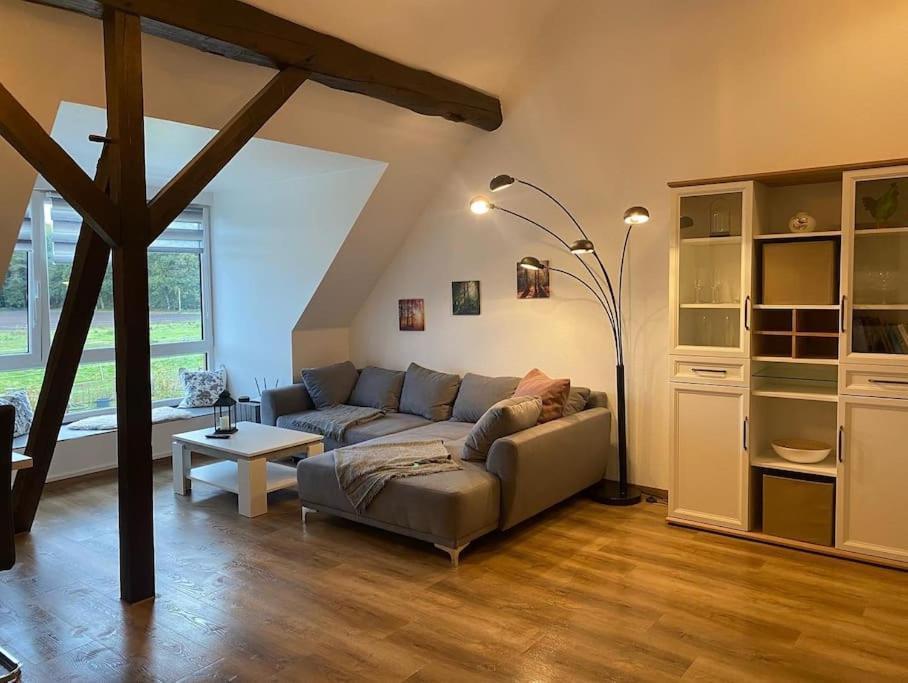 Wunderschoene Ferienwohnung Auf Dem Bauernhof Greven Exteriör bild
