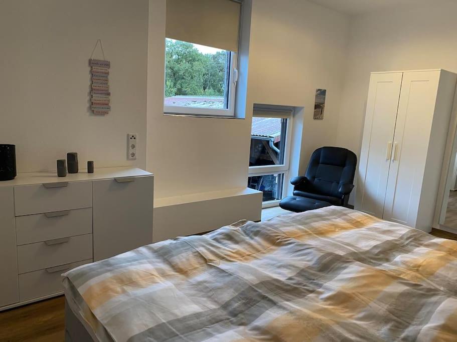Wunderschoene Ferienwohnung Auf Dem Bauernhof Greven Exteriör bild