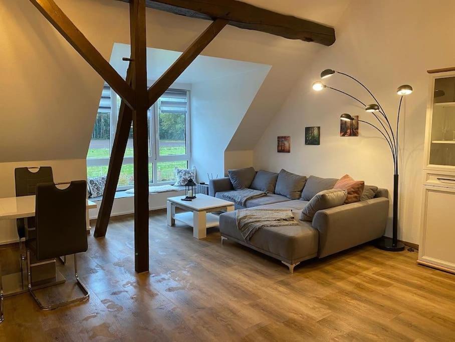 Wunderschoene Ferienwohnung Auf Dem Bauernhof Greven Exteriör bild